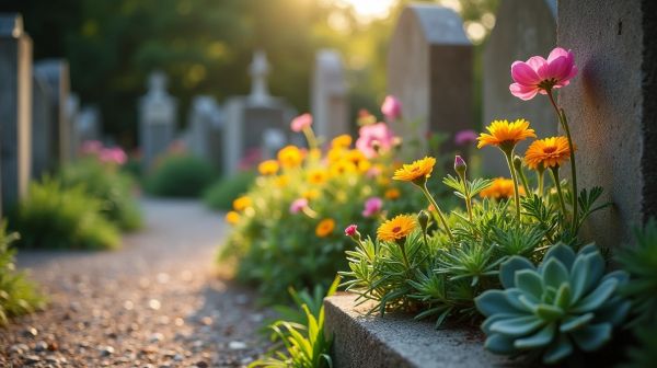 Plantes vivaces pour cimetière : embellir éternellement les tombes
